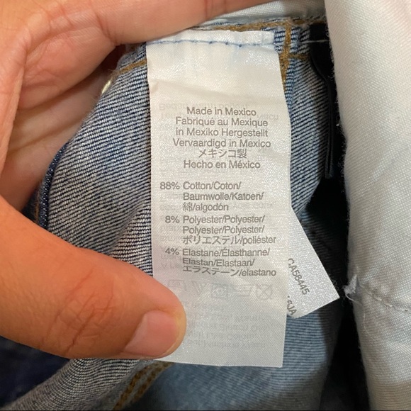 Madewell Women's Curvy High-Rise Skinny Jeans: Drop Step-Hem Edition Size 33P - Picture 10 of 16